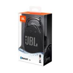 Caixa de Som Portátil Bluetooth JBL com Potência de 5 W Preta e Laranja - JBL CLIP 4