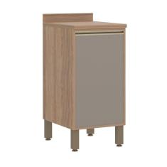 Balcão de Cozinha com Tampo 40 cm 1 Porta de abrir 1 Prateleira Yara Luciane Móveis