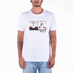 Camiseta Rvca Balance Box Branca - Masculina
