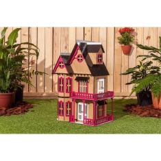 Kit Casinha Bonecas Decorativa Mirian 21 Moveis E+B - Darama