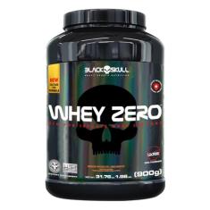 Whey Isolado Zero Com Lactase - 900g Chocolate - Black Skull