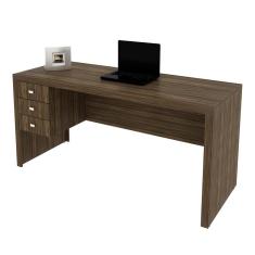 Escrivaninha Multimóveis Vcr25023 Nogal Nogal