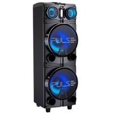 Caixa de Som Torre Storm 10Pol. 1500W RMS BT/AUX/USB/TWS/FM Pulse - SP514 SP514