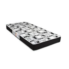 Colchão Solteiro Espuma D23 Roland Garros Black Bordado (88x188x14) - Luckspuma