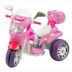 Moto Eletrica Infantil Sprint Turbo Pink 12V Biemme