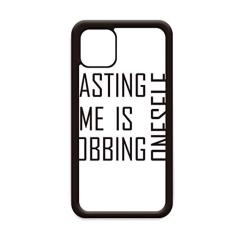 Capa Wasting Time is Robbing Oneself para iPhone 12 Pro Max para Apple Mini Mobile Case Shell