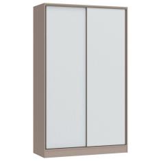 Guarda Roupa Modulado 2 Portas de Correr 2 Gavetas Requinte Duna Line/Branco Line/Branco Line