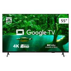 Smart TV Philips 55 Pol 4K 55PUG7408/78 LED HDR10+ Dolby Vision 3X HDMI 2X USB Google TV WiFi