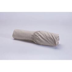 Lençol Cama Viúvo Com Elástico (1,88mx1,28mx25cm)100% Algodão 200 Fios Percal Cáqui