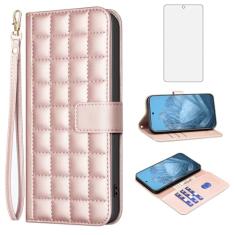 Asuwish Capa carteira para Google Pixel 9 5G com protetor de tela de vidro temperado, alça de pulso, suporte para cartão de crédito, capa flip celular TPU Kickstand Slim Pixel9 Nove mulheres homens