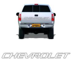Faixa Tampa Traseira S10 1999 Até 2005 Adesivo Chevrolet - SPORTINOX, 