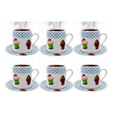  Xícara De Café Conjunto Kit 12 Peças Porcelana - Haüskraft, Branco e 