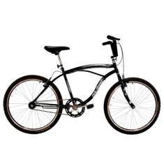 Bicicleta Masculina Aro 26 Beach Preto - Dalannio Bike