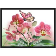 Quadro Decorativo Flores Paisagens Salas Decorações Com Moldura - Vita
