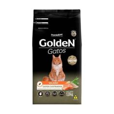 Ração Golden Gatos Castrados Salmão -  1 Kg - Premier