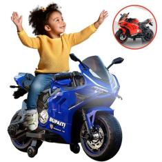 Mini Moto Elétrica Infantil Motocicleta Motinha Passeio Brinquedo Bate