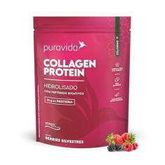Puravida Suplemento alimentar Collagen Protein Berries 450g