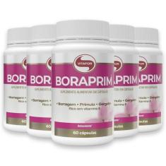Kit 5 Boraprim Vitafor 60 Cápsulas