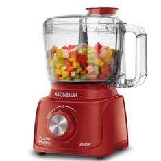 MONDIAL Mini Processador Turbo Pratic, Vermelho, 300W, 110V - MP-16-R