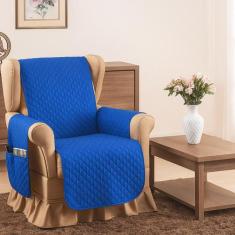 Capa Protetor pra Sofá Poltrona do Papai 1 Lugar Moderna Retrátil Recl