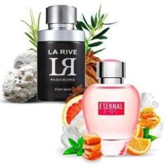 Kit 2 Perfumes La Rive Importados LR Password E Eternal Kiss-Unissex