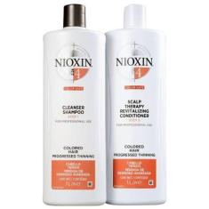 Kit Nioxin Hair System 4 Shampoo + Condicionador 1000Ml