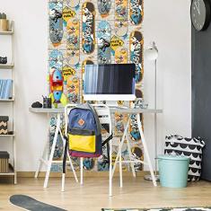 Wiler K Papel De Parede Edantex Freestyle Azul