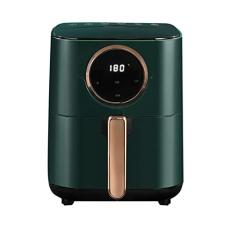 Fritadeira de ar, sem fumaça oleosa, 5L de grande capacidade, fritadeira elétrica com tela de toque doméstica, máquina de batatas fritas, desligamento automático, verde hopeful