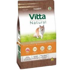 Racao vitta natural gato ad cast frango 10,1 kg, 10