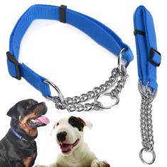 Coleira Cachorro Ajustavel Nylon EloTorcido Semi Enforcadora