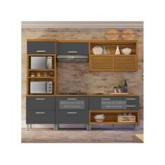 Armário de Cozinha Compacta Nesher Realeza Nicho para - Micro-ondas 4 