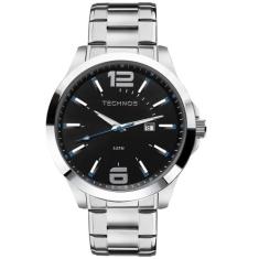 Relógio Masculino Technos Prata Analógico de Aço Inoxidável 2115GU/1A 