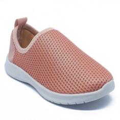 Tênis Infantil Calce Facil Leve Confortável Furinho-Feminino