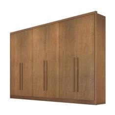 Guarda Roupa Casal MDF 6portas 6gavetas Reno - Novo Horizonte, Cumaru