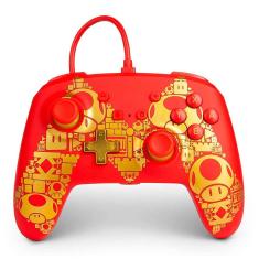 Controle Power A Com Fio Nintendo Switch - Mario Gold M