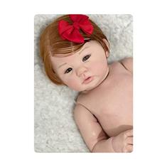 Bebê Reborn Menina, Realista, Ruiva