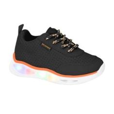 Tênis Molekinho Infantil Com Led - /Laranja-Masculino