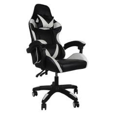 Cadeira Gamer Presidente New Sports - Branca E Preta
