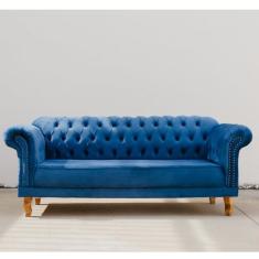 Sofá Chesterfield Clássico 3 Lugares - Zurc Decor