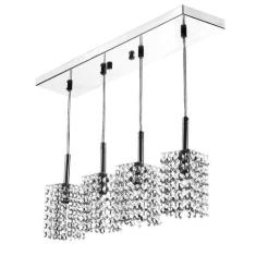 Lustre Para Sala Clearcast Quadruplo Cristal Legitimo! - MARRYLUZ