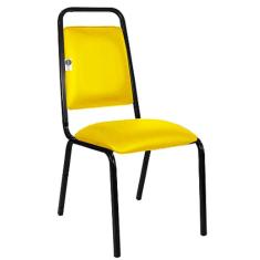 Cadeira Empilhável para Hotelaria Linha Hotel Fremont Amarelo