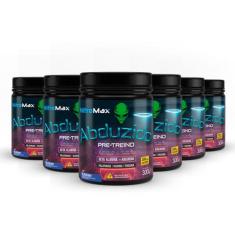 6x ABDUZIDO PRE TREINO NITRO MAX BLUEBERRY 300G - NITROMAX