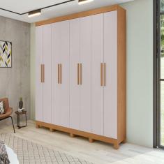 Guarda-Roupa Lopas Andara Soft 8 Portas 4 Gavetas 