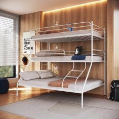 Treliche Casal + Solteiro em Ferro Oliver - Camas e Beliches