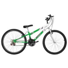 Bicicleta Aro 26 Rebaixada Bicolor Aço Carbono Ultra Bikes, Verde kw, 