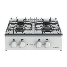 Fogão Portátil 4 Bocas - Flamatop - Branco - Gás GLP - Venax