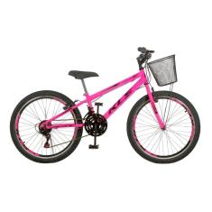 Bicicleta Aro 24 Kls Sport Gold Freio V-B Mtb 21V Feminina-Feminino