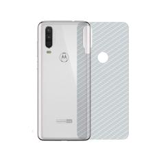 Película Traseira De Fibra De Carbono Transparente Para Motorola One Action - Gorila Shield