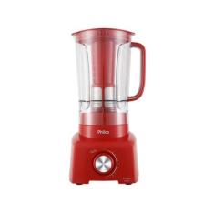 Liquidificador Philco 1200W 3L 12 Velocidades Vermelho PH900, Vermelho