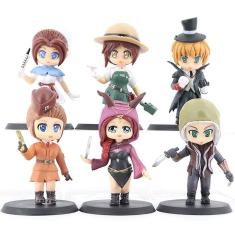 6pcs Identidade Figura Modelo de brinquedo